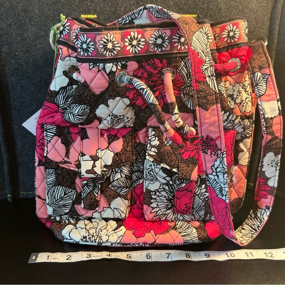 Very Bradley‎ NWT Quick Draw Bag Mocha Rouge 11602-110 - Picture 3 of 16